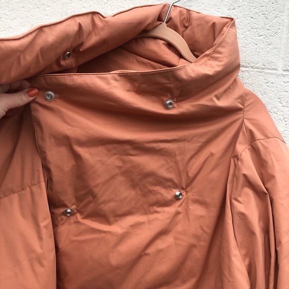 Yearone Collective Oversized Maxi Puffer Coat Jacket in Caramel Onesize - Picture 6 of 11